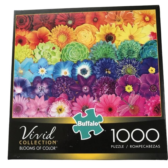 PUZZLE 1000 BUFFALO VIVID BLOOMS OF COLOR